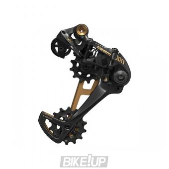 The rear derailleur SRAM XX1 EAGLE TYPE 3.0 12 speeds Gold