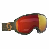 Ski mask SCOTT Fix Dark Green Enhancer Red Chrome