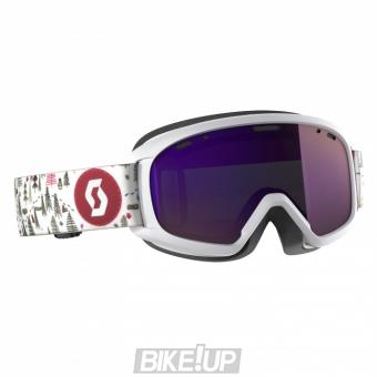Ski mask SCOTT JR WITTY CHROME White Pink Enhancer Purple Chrome
