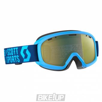 Ski mask SCOTT JR Witty Chrome Blue Enhancer Yellow Chrome