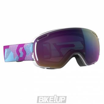 Ski mask SCOTT LCG COMPACT Purple Enhancer Teal Chrome