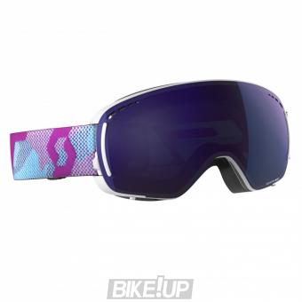 Ski mask SCOTT LCG COMPACT Purple Solar Blue Chrome