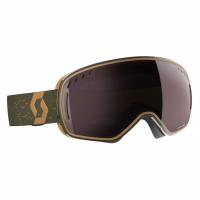 Ski mask SCOTT LCG Dark Green Brown Enhancer Silver Chrome