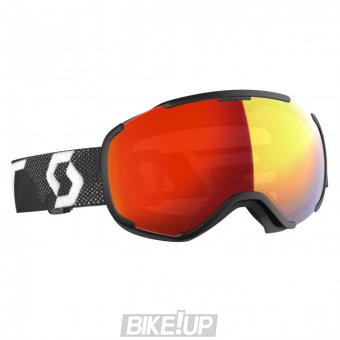Ski mask SCOTT FAZE II LS Light Sensitive Red Chrome Black White