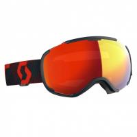 Ski mask SCOTT FAZE II LS Light Sensitive Red Chrome Blue Nights Red