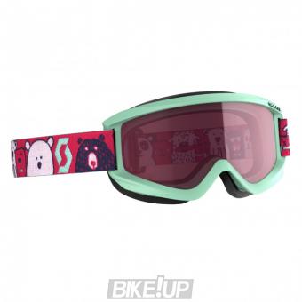 Ski mask SCOTT JR AGENT Mint Green Pink Enhancer