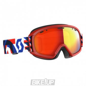 Ski mask SCOTT JR WITTY CHROME Red Dark Blue Enhancer Red Chrome
