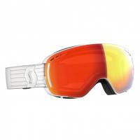 Ski mask SCOTT LCG COMPACT White Enhancer Red Chrome