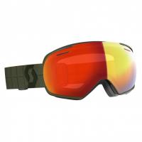 Ski mask SCOTT LINX Khaki Green Enhancer Red Chrome