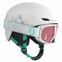 Ski helmet SCOTT KEEPER 2 + mask JR WITTY White Green