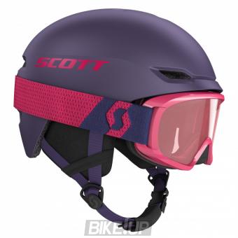 Ski helmet SCOTT KEEPER 2 + mask JR WITTY Purple