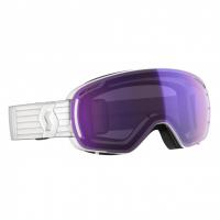 Ski mask SCOTT LCG COMPACT LS White Light Sensitive Blue Chrome