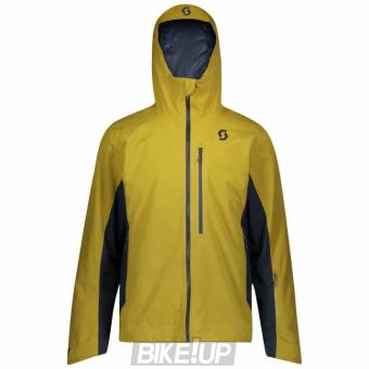 Ski jacket Scott Ultimate GTX Ecru olive Dark blue