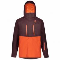 Ski jacket Scott Ultimate DRX Red fudge Orange pumpkin