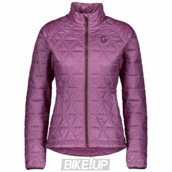 Female ski jacket Scott Insuloft Superlight PL Cassis pink