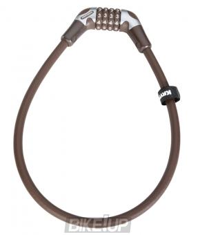 Cable bike lock KRYPTONITE KRYTPOFLEX code 1265 Brown