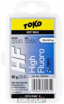 Wax TOKO HF Hot Wax blue 40g