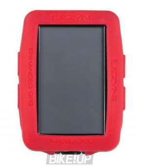 Case for bicycle computer Lezyne MEGA XL GPS COVER Red