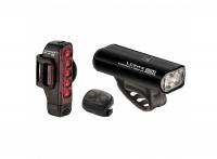 Lights set Lezyne CONNECT DRIVE 800XL / STRIP CONNECT PAIR 2019 Black