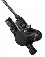The brake caliper SHIMANO Deore BR-MT500 mounting block RM160mm B01S polymer Black