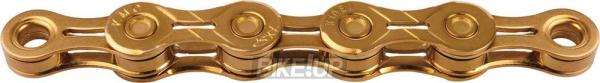 Chain KMC X10EL Extra Light Ti-N units 114 Gold
