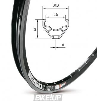 Rim MACH1 DISC 700C 250 32 AV Black hole