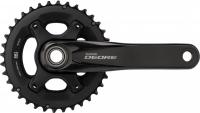 Cranks Shimano Deore FC-M6000-2 HollowTech II 175mm 34x24, integral. axis, without carriage, Chern