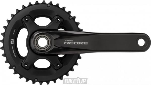 Cranks Shimano Deore FC-M6000-2 HollowTech II 175mm, integral axis, 36x26 without carriage, black