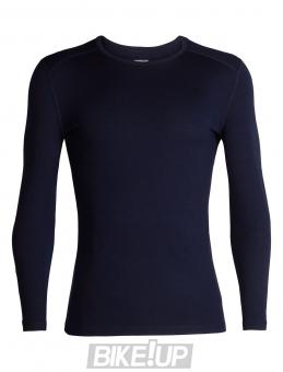 Thermal underwear top long sleeve 260 ICEBREAKER Tech LS Crewe Midnight Navy