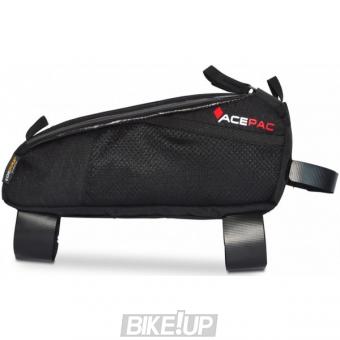 Bicycle frame bag on ACEPAC Fuel Bag L Black