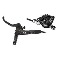Kit hydraulic brake Shimano M8000 DEORE XT front (left torm.ruchka BL-M8000, brake / caliper BR-M8000 PostMount without adapter block polymer with radiata, 1000mm Lines)