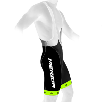 Cycling shorts with straps MERIDA BIB SHORT PREMIUM MAN CX GREEN