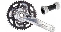 Cranks Shimano Deore XT FC-M782 Hollowtech II 175mm with components carriage SM-BB70