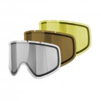 A set of interchangeable lenses POC Iris Comp lens 3-pack Regular Brown Transparent Smokey Yellow