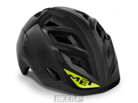 Kids bike helmet MET Elfo & Genio Black Glossy