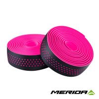 The winding wheel Merida Bartape Soft W Black w Pink dots 2100mm 30mm