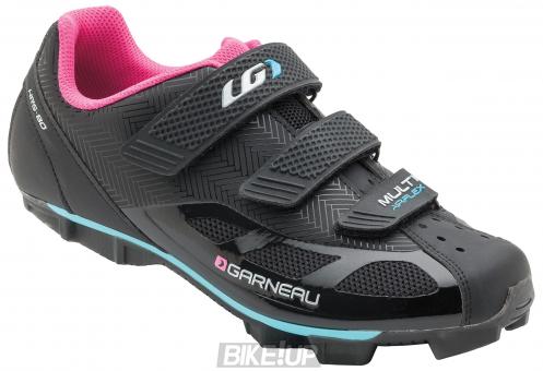 A bicycle shoe female Garneau W MLT AIR FLX SHOES Black Pink