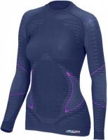 Thermal underwear top long sleeve ACCAPI X-Country Women Navy