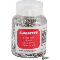 SRAM Cable End Crimps Silver 1.8mm 500pc 00.7115.005.010