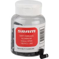 SRAM Shift Ferrules 4.0mm Open Black 100pc 00.7115.004.000