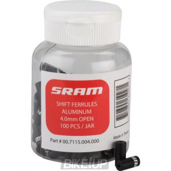 SRAM Shift Ferrules 4.0mm Open Black 100pc 00.7115.004.000