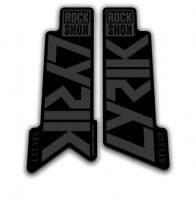 RockShox Decal Kit LYRIK SELECT+ Grey for Diffusion Black 11.4018.105.011