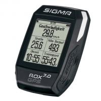 Bike Computer with Sigma Sport GPS ROX 7.0 GPS Black