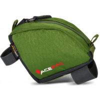 Bicycle frame bag on ACEPAC Tube Bag Green