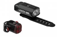 Set light LEZYNE HECTO DRIVE 500XL / FEMTO USB PAIR Black