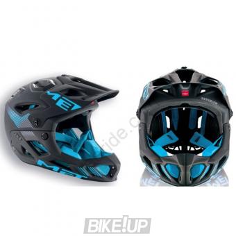 Helmet MET Parachute Matt Black / Cyan