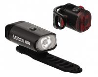 Set light LEZYNE MINI DRIVE 400 / FEMTO USB DRIVE PAIR Black