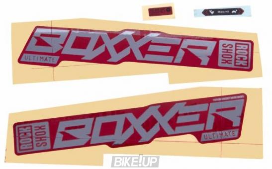 ROCKSHOX Decal Kit BOXXER ULTIMATE Polar Foil for Gloss Red 11.4018.105.004