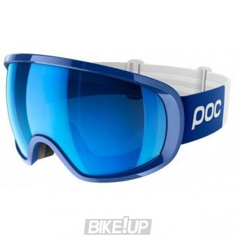 Ski mask POC Fovea Clarity Comp Lead Blue / Spetris Blue