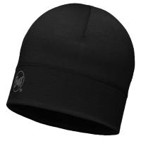 BUFF Merino Wool Single Layer Hat Solid Black
